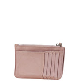 バレンシアガ ロゴ コインケース 637130 ピンク レザー レディース BALENCIAGA 【中古】
